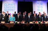 Climate Leaders Summit posed group photo